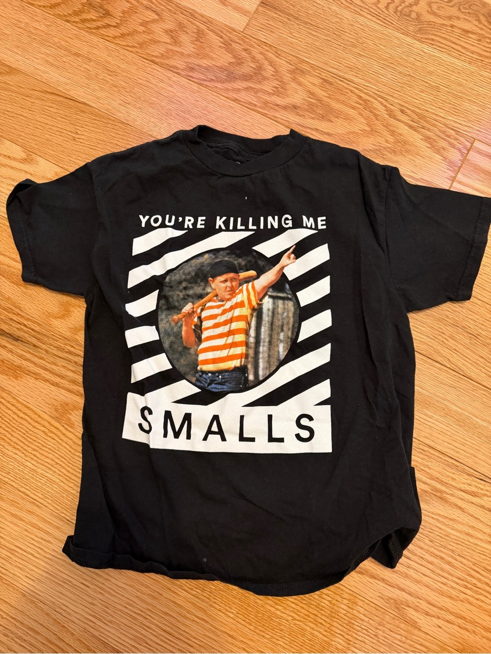 Black 'You’re Killing Me Smalls'  the sandlot Graphic Kids Tee